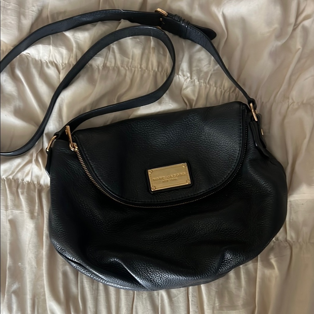 Marc Jacobs Black Crossbody Bag with Adjustable Strap